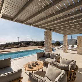 5 bedroom villa with pool near Aliki, Paros, sleeps 10